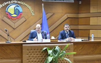 إجتماع لوضع خطة عمل متكاملة لحصر المنشآت غير المرخصة وتحديث قواعد البيانات