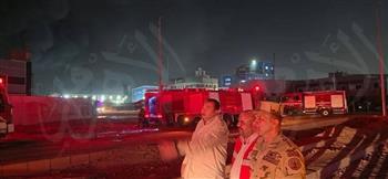 تفاصيل الحالة الصحية لـ 21 مصاب في حريق مصنعي (بويات – كرتون) بالعاشر من رمضان