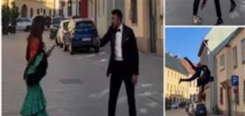 أحمد العوضي يشارك جمهوره كواليس جديدة من «شمشون ودليلة» رفقة مي عمر