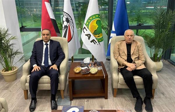 قبل اجتماع اتحاد شمال أفريقيا ..هاني أبو ريدة يستقبل وزير الرياضة الجزائري 