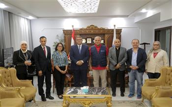 محافظ قنا يستقبل مساعد الأمين العام لمنظمة الفاو لبحث سبل تحديث تقنيات الري  