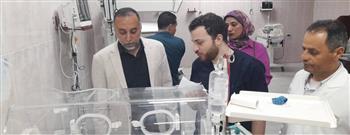 وكيل وزارة الصحة بشمال سيناء يتابع سير العمل بمستشفى الشيخ زويد المركزي