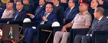 الرئيس السيسي للمصريين: التنمية وطموحات الدولة لا تنتهي وما نحن فيه فضل من الله