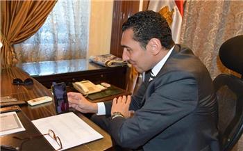 وزير الرياضة يهنئ جنا الجندي بعد تتويجها ببرونزية كأس العالم للخماسي الحديث