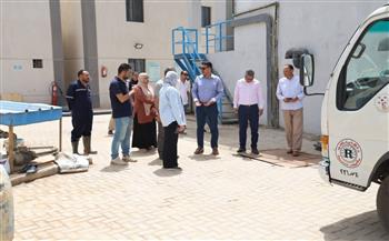  رئيس مياه الشرب بالقليوبية يتفقد محطة مياه نوب طحا المرشحة