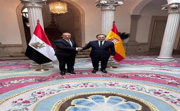 وزيرا خارجية مصر وإسبانيا يعقدان مشاورات سياسية في مدريد