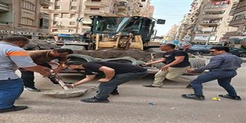 محافظ الدقهلية يتابع أعمال حملة مكبرة لإزالة الإشغالات بحي غرب المنصورة 