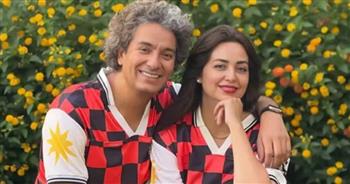 هبة مجدي تحتفل بعيد ميلاد زوجها 