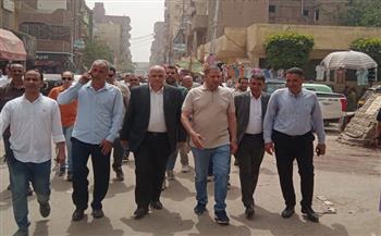 سكرتير عام بني سويف يشرف على حملة نفذتها لجنة حصر المُنشآت والكيانات غير المُرخصة بدائرة مركز ومدينة ناصر