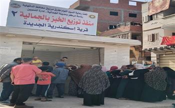محافظ الدقهلية يعلن بدء تشغيل منفذ صرف حصص الخبز المدعم بقرية اسكندرية الجديدة بالجمالية