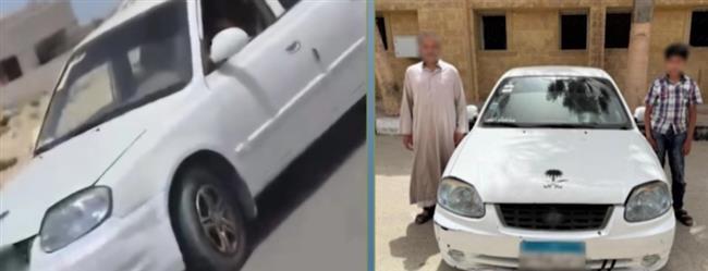 ضبط سيارة يقودها طفل بالعريش بعد تداول فيديو على مواقع التواصل