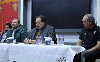 أبو العينين يحفز لاعبي سيراميكا قبل مواجهة الزمالك: أنتظر منكم الفوز| صور 
