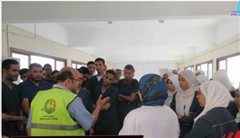 مياه سوهاج تنظم رحلات تعريفية لطلاب المدارس والجامعات للتعرف على مراحل تنقية المياه