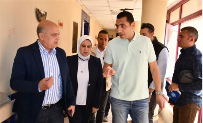 وزير الشباب يتفقد أعمال تطوير مركز الطب الرياضي بمدينة نصر