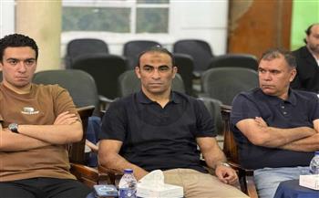 سيد عبد الحفيظ يشارك في عزاء والدة إبراهيم سعيد