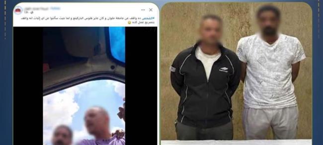 ضبط منادي سيارات بدون ترخيص في حلوان