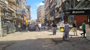 محافظ الدقهلية: استمرار تكثيف حملات رفع الإشغالات بمنطقة العباسي بحي غرب المنصورة