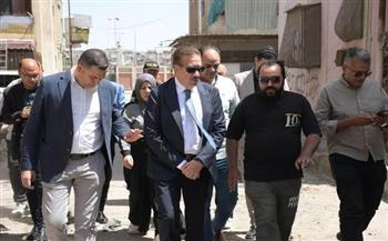 محافظ بورسعيد يتفقد منطقة “مساكن البنك الأصفر” ويوجه بالبدء في أعمال التطوير ورفع الكفاءة