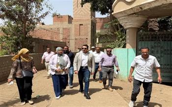 نائب محافظ الفيوم يتفقد مشروعات الخطة الاستثمارية بأبشواي