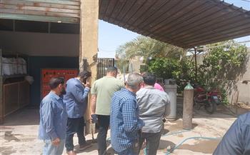 لجنة حصر المُنشآت والكيانات غير المُرخصة تواصل مرورها الميداني بشرق النيل