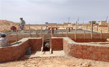 بحوث الصحراء يواصل تنفيذ خزانات وجابيات مياه بالمجتمع الخامس في النجيلة لدعم التنمية بمطروح