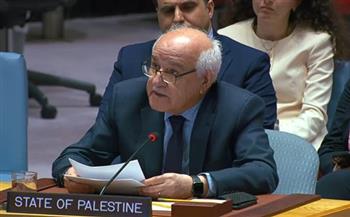 منصور أمام مجلس الأمن: لا شيء يبرر العقاب الجماعي لأكثر من مليوني فلسطيني في غزة