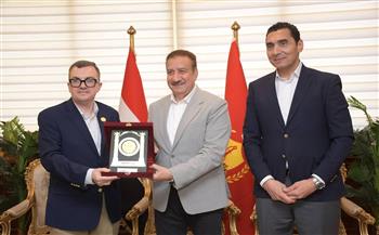 محافظ بورسعيد يستقبل وزيري "التخطيط و الرياضة" لتفقد عدد من المنشآت الرياضية والتعليمية بالمحافظة