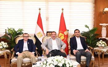 وزير الرياضة يلتقي وزير التخطيط ومحافظ بورسعيد في مستهل جولته التفقدية بالمحافظة