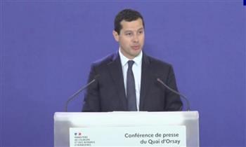 الخارجية الفرنسية: نواصل العمل على دفع اتفاق شرم الشيخ قُدُمًا والانتقال إلى مرحلته الثانية