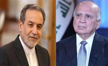 وزيرا خارجية العراق وإيران يبحثان مستجدات المفاوضات بين طهران وواشنطن 