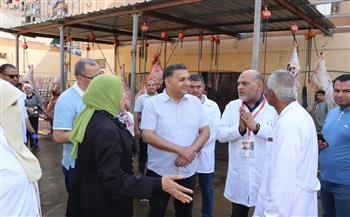 محافظ القليوبية: فتح مجزر حي غرب شبرا الخيمة مجانًا للمواطنين خلال عيد الأضحى