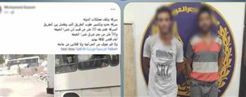ضبط عاطلين حطما حاجزًا خرسانيًا لسرقة حديد التسليح بالقليوبية