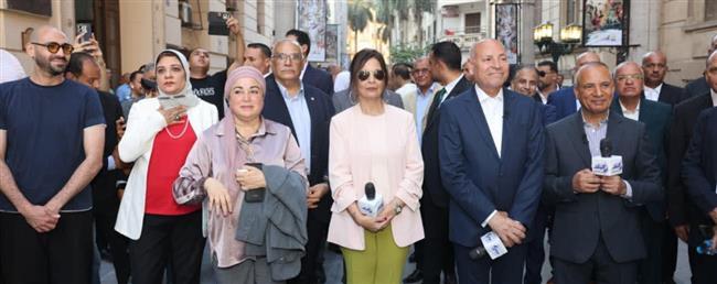 وزيرة الثقافة تشهد انطلاق فعاليات مبادرة" شارع الفن" 