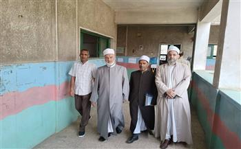 رئيس "سوهاج الأزهرية" يواصل متابعة أعمال تصحيح امتحانات الشهادتين الإبتدائية والإعدادية