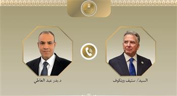 وزير الخارجية يبحث مع المبعوث الأمريكي الخاص للشرق الأوسط التطورات الإقليمية