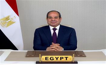 الرئيس السيسي: ضرورة احترام القانون الدولي للأنهار العابرة للحدود وضمان الإدارة الرشيدة لها