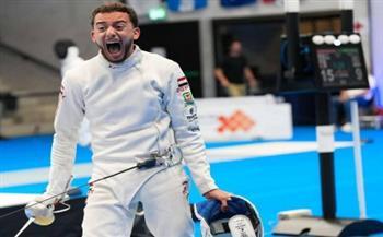 وزير الرياضة يهنئ محمد السيد بعد التتويج بذهبية كأس العالم لسيف المبارزة