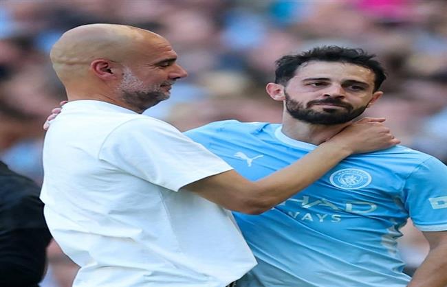 الدوري الإنجليزي.. برناردو سيلفا يودع جوارديولا في لحظاته الأخيرة مع السيتي
