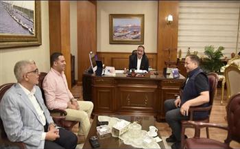 محافظ بورسعيد يلتقي بالنائب محمد سلامة لبحث ملفات التنمية والخدمات