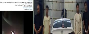 ضبط سيارة استعراضية في موكب زفاف بالمنيا والسائق يقر بارتكاب الواقعة