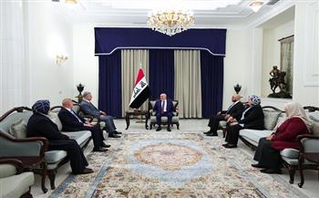 رئيس العراق يؤكد أهمية التنسيق بين القوى الوطنية لدعم السلطة التشريعية