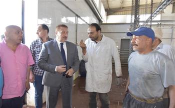 محافظ بورسعيد يتفقد مشروع تربية الماشية والمجزر الآلي بحي الجنوب لمتابعة الجاهزية ورفع كفاءة منظومة العمل