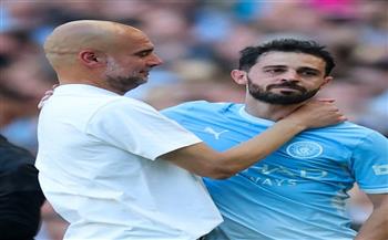 الدوري الإنجليزي.. برناردو سيلفا يودع جوارديولا في لحظاته الأخيرة مع السيتي