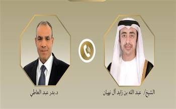 وزير الخارجية يبحث هاتفيًا مع نظيره الإماراتي التطورات الإقليمية 