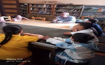 ورشة حكي عن أهمية التعليم بمكتبة شم البحرية ضمن أنشطة ثقافة المنيا