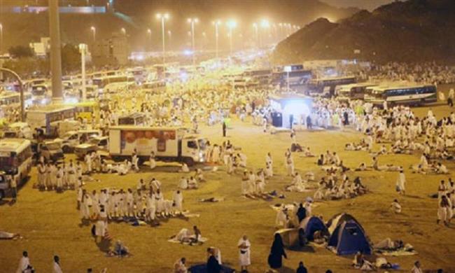 استقرار حجاج بيت الله الحرام في مزدلفة بعد الوقوف بعرفات
