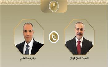 وزير الخارجية يبحث هاتفياً مع نظيره التركي جهود خفض التصعيد الإقليمي