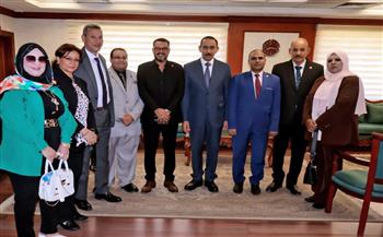 محافظ سوهاج يستقبل المهنئين بعيد الأضحى المبارك 