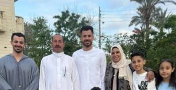 بعد أيام من الفوز بلقب الدوري الممتاز.. الونش يحتفل مع عائلته بعيد الأضحى 
