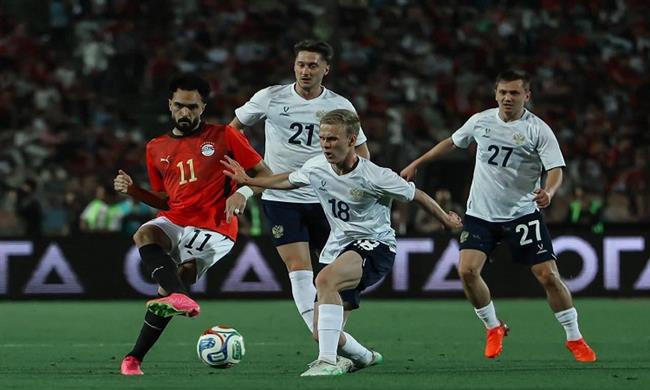 التعادل السلبي سيد الموقف بين مصر وروسيا في 30 دقيقة  
